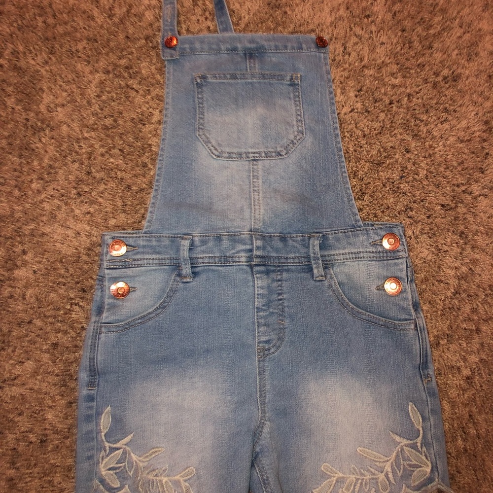 Girls Jean Romper